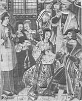 Saint Remi exhortant Clovis (665 Mo)